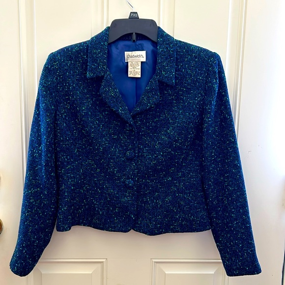 2 pcs Chadwick’s top and skirt suit 55% polyester 45% acrylic, never used. - Picture 2 of 5